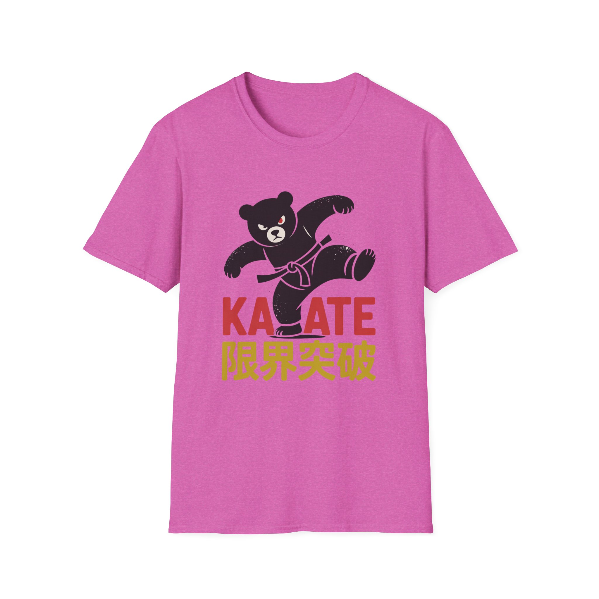 Karate Bear Unisex T-Shirt, Softstyle Tee for Animal Lovers, Birthday Gift, Martial Arts Fan Gear, Casual Wear, Fun Graphic Shirt - Image 46