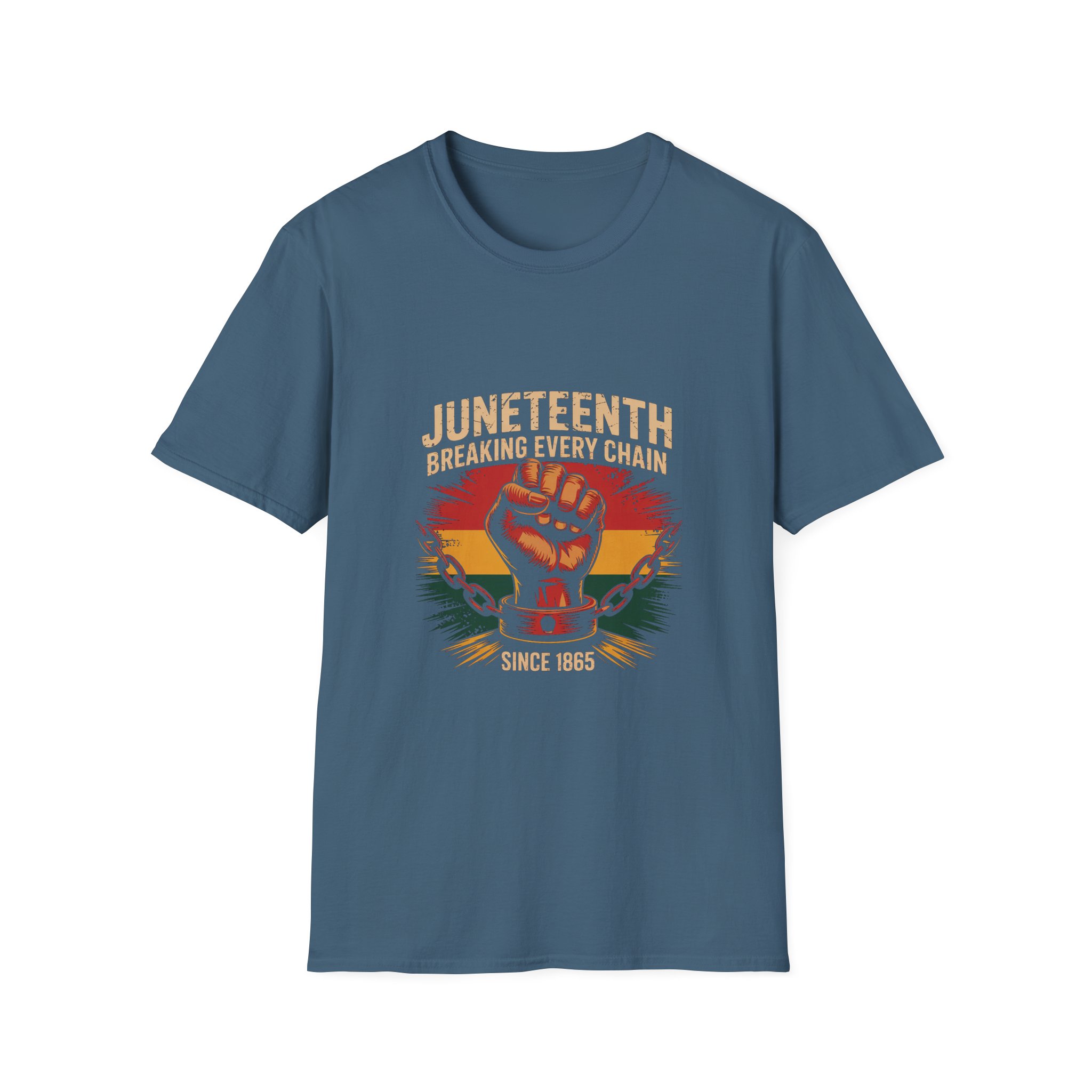 Juneteenth Celebration T-Shirt, Breaking Every Chain Tee, African American History Shirt, Juneteenth Gift, Unisex Softstyle Top - Image 19