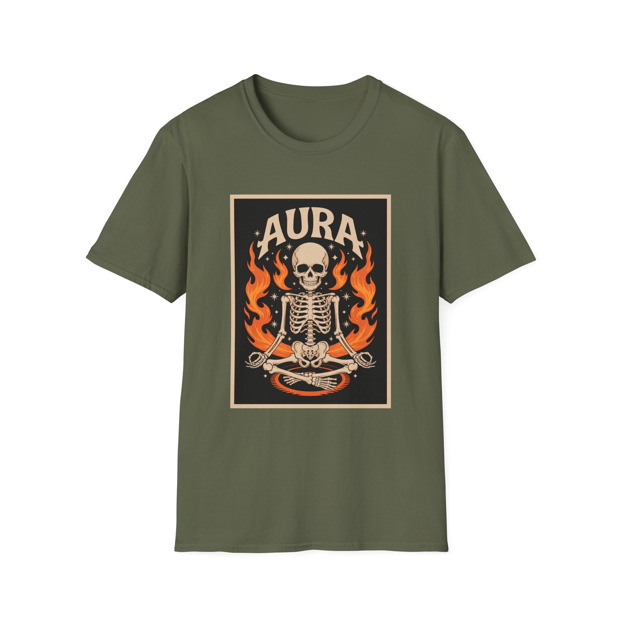Aura Skeleton T-Shirt | Unisex Softstyle Tee | Gothic Apparel | Halloween Costume | Casual Streetwear | Unique Gift Idea - Image 19