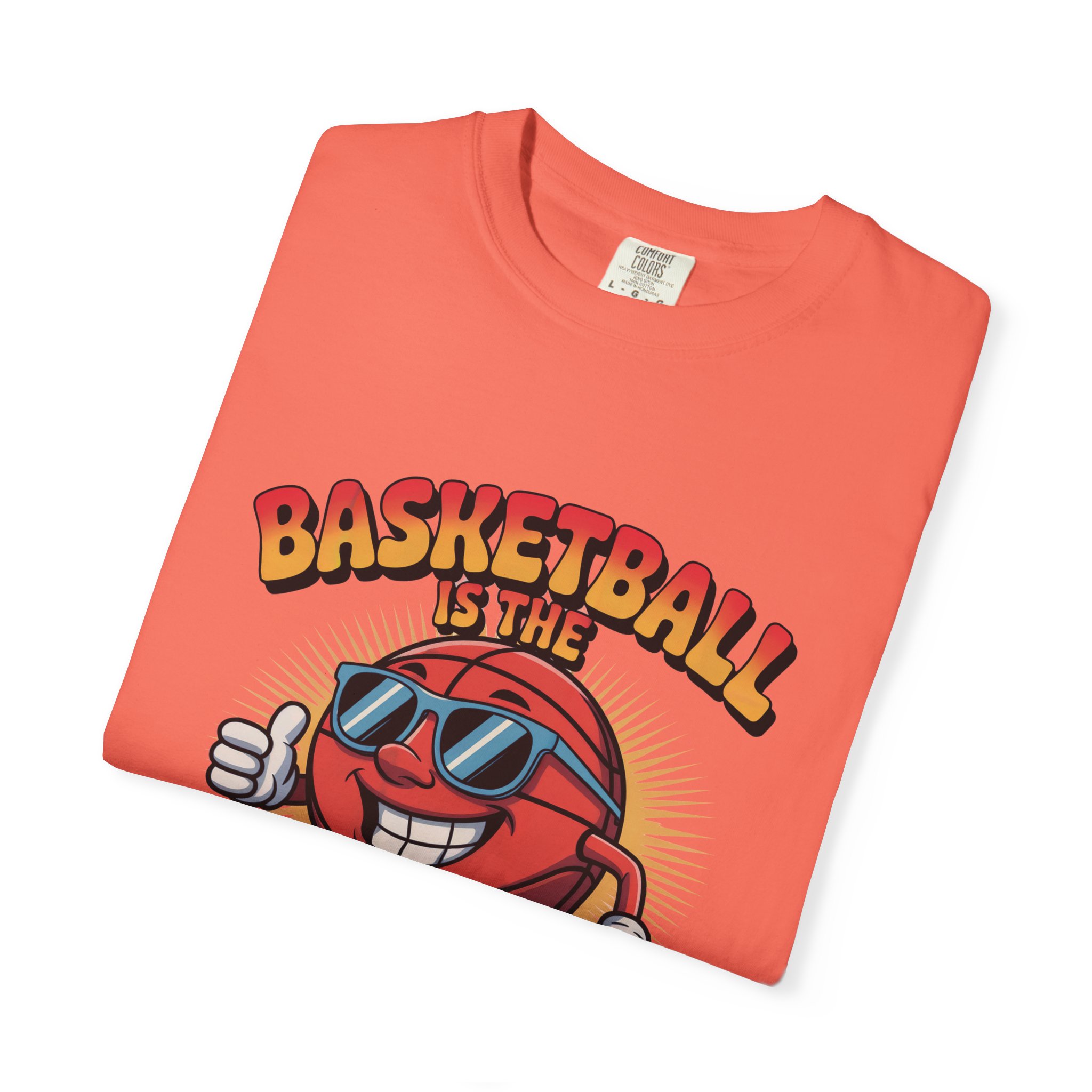 Basketball Happiness T-Shirt, Unisex Tee, Gift for Sports Lovers, Fun Casual Wear, Birthday Gift, Sports Fan Apparel - Image 4