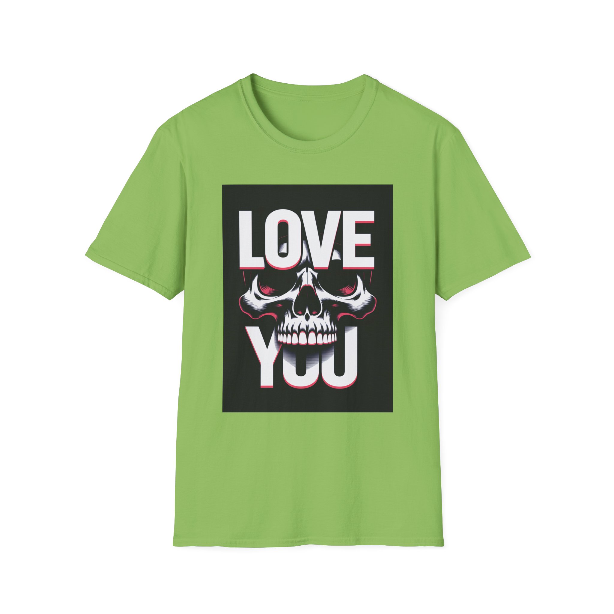 Skull Love Graphic Tee, Unisex Skull T-Shirt, Casual Wear, Gothic Fashion, Unique Gift for Him/Her - Image 41