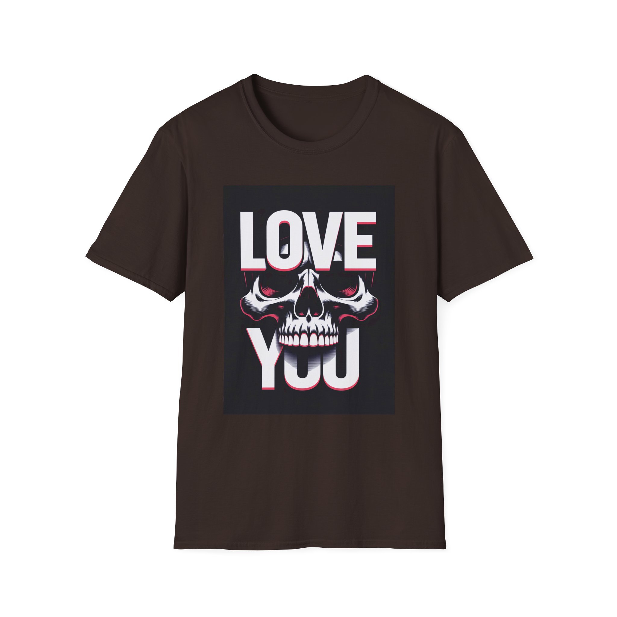 Skull Love Graphic Tee, Unisex Skull T-Shirt, Casual Wear, Gothic Fashion, Unique Gift for Him/Her - Image 16