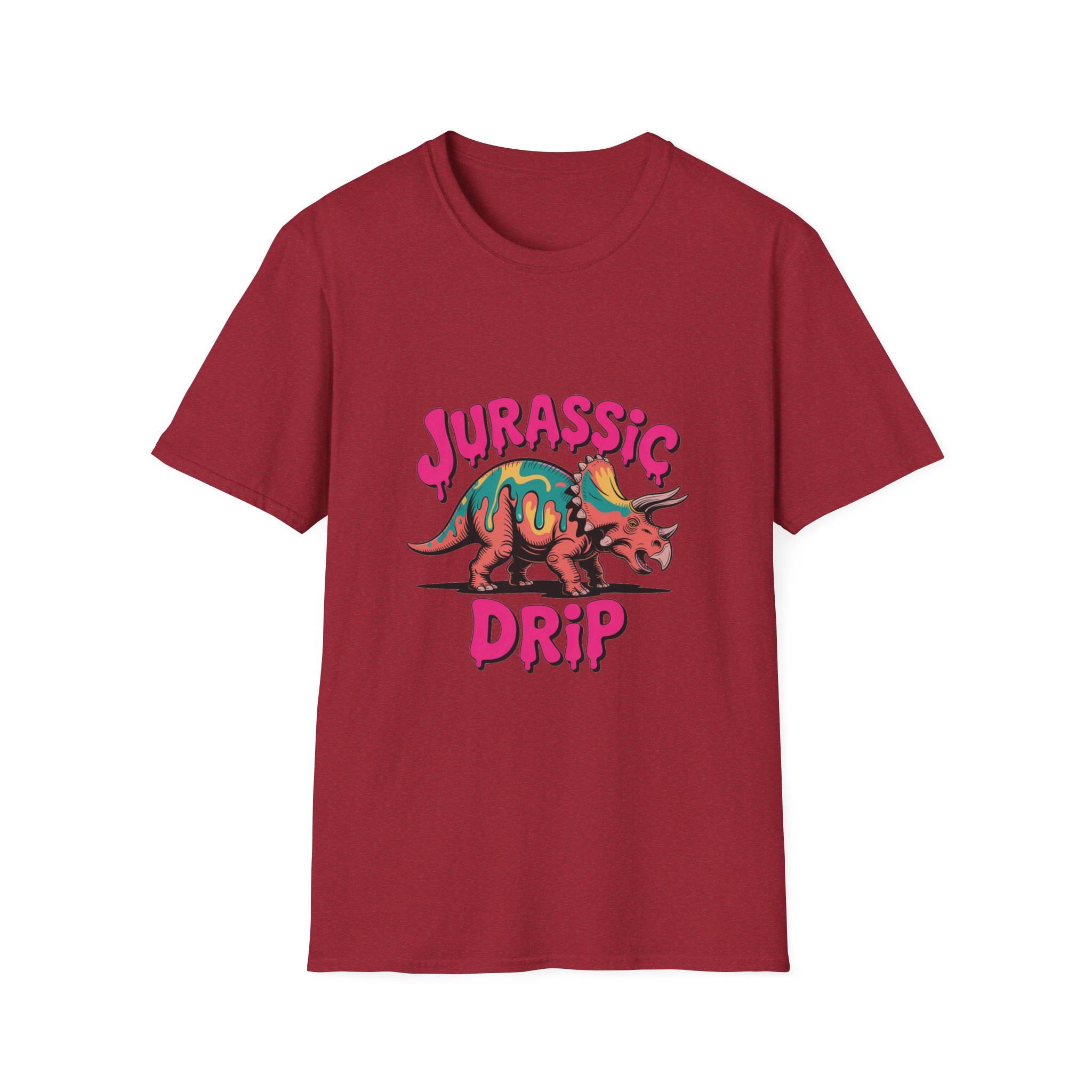 Jurassic Drip Unisex Softstyle T-Shirt - Fun Dino Tee for Kids & Adults, Graphic Tee, Gift for Jurassic Fans, Summer Fashion - Image 27