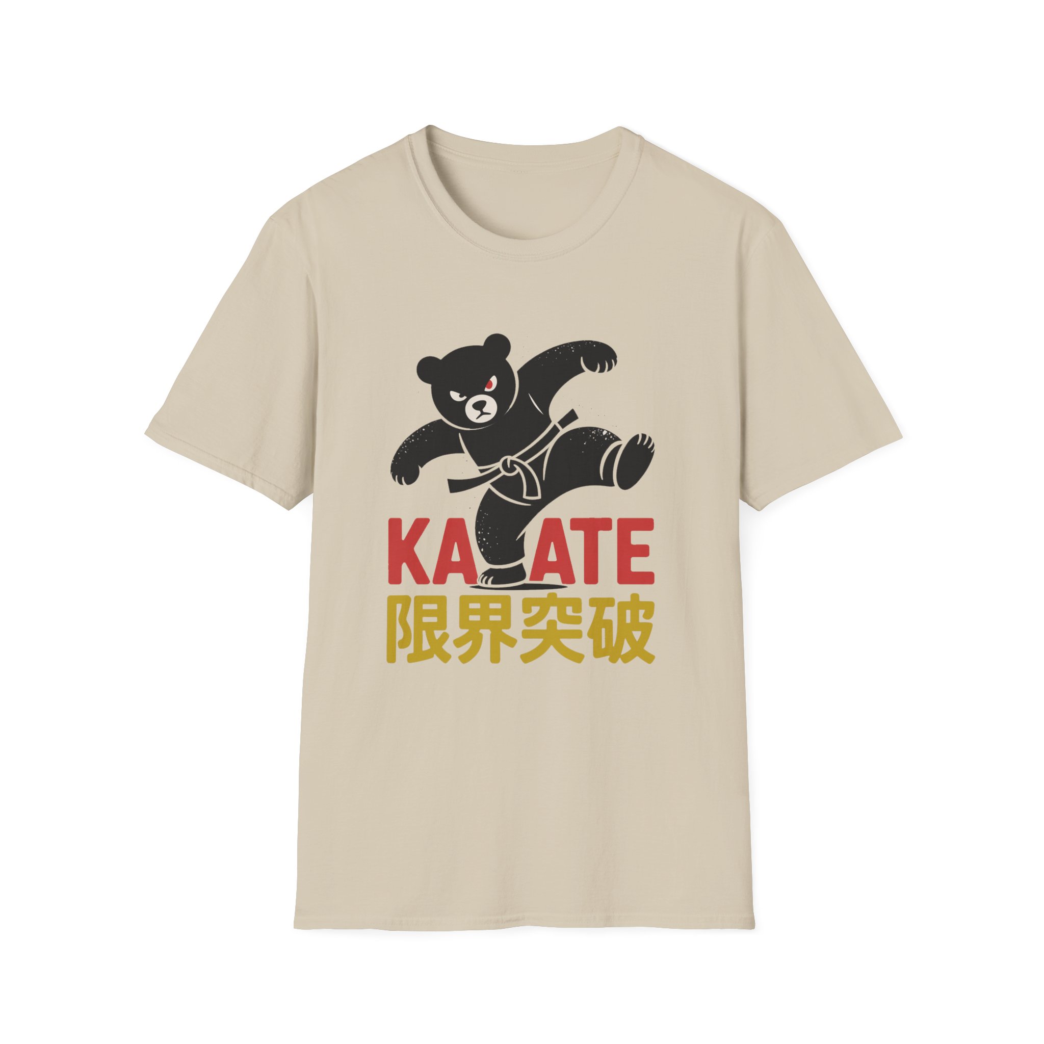 Karate Bear Unisex T-Shirt, Softstyle Tee for Animal Lovers, Birthday Gift, Martial Arts Fan Gear, Casual Wear, Fun Graphic Shirt - Image 7