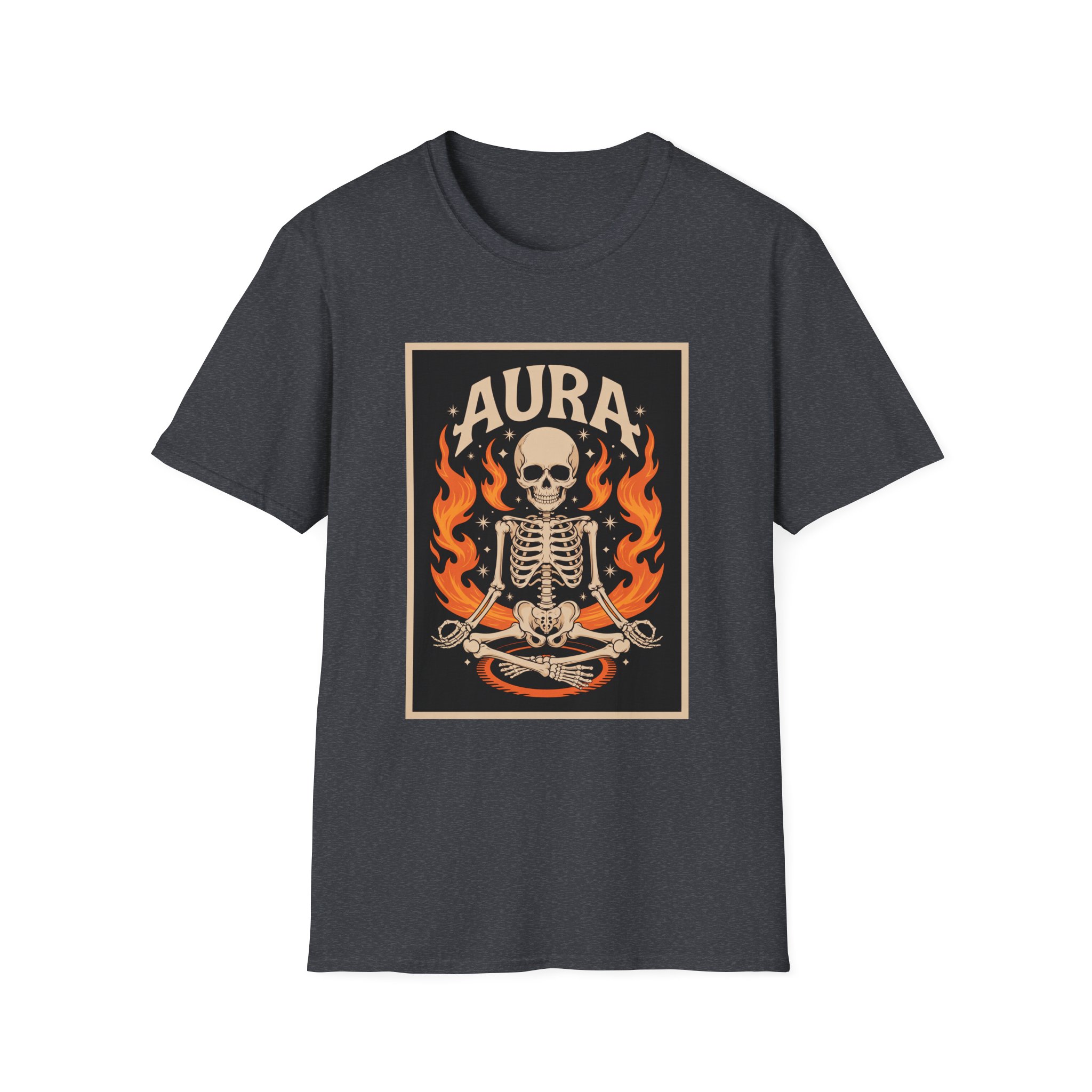 Aura Skeleton T-Shirt | Unisex Softstyle Tee | Gothic Apparel | Halloween Costume | Casual Streetwear | Unique Gift Idea - Image 40