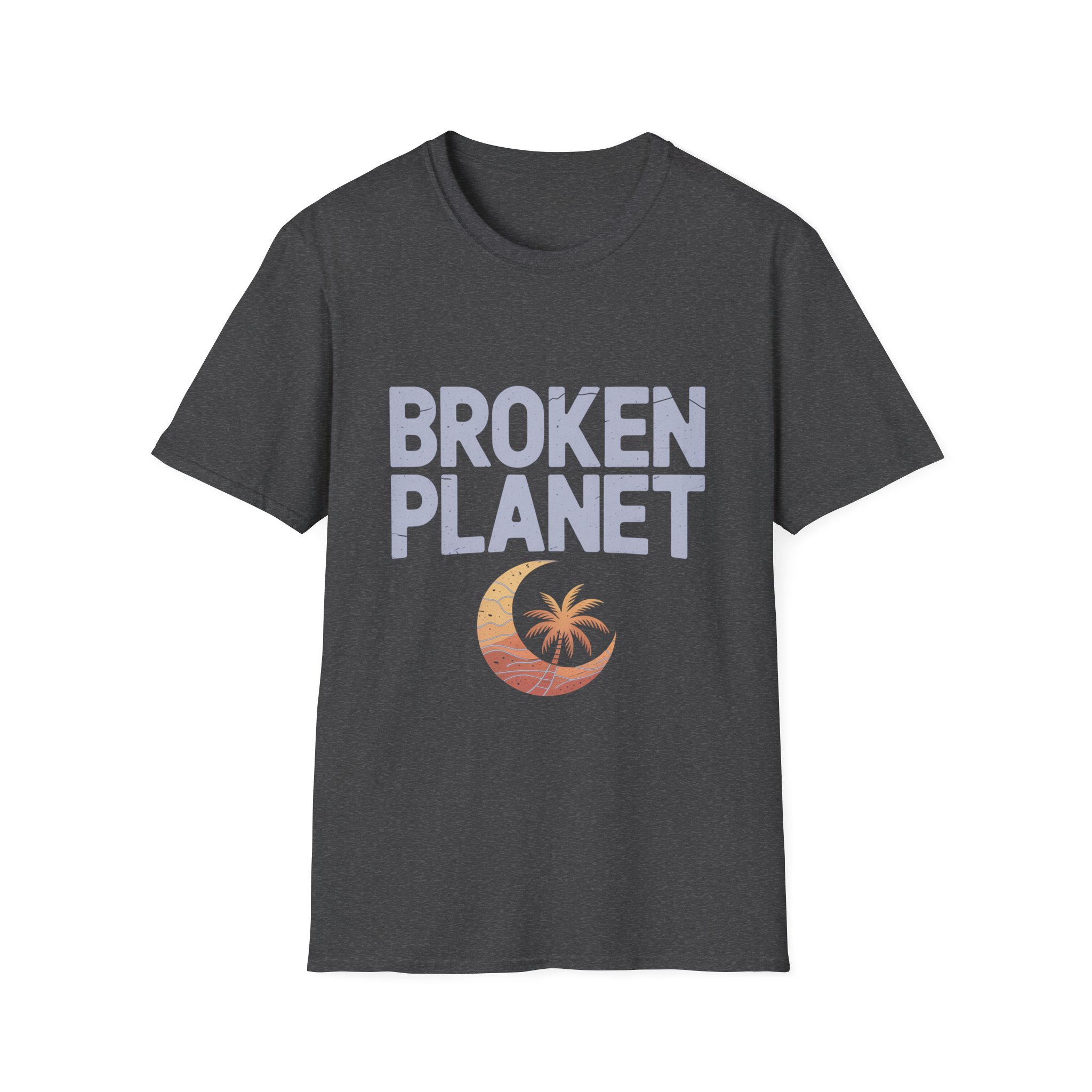 Broken Planet Unisex Softstyle T-Shirt, Eco-Friendly Tee, Casual Outfit, Gift for Earth Lovers, Summer Fashion - Image 25