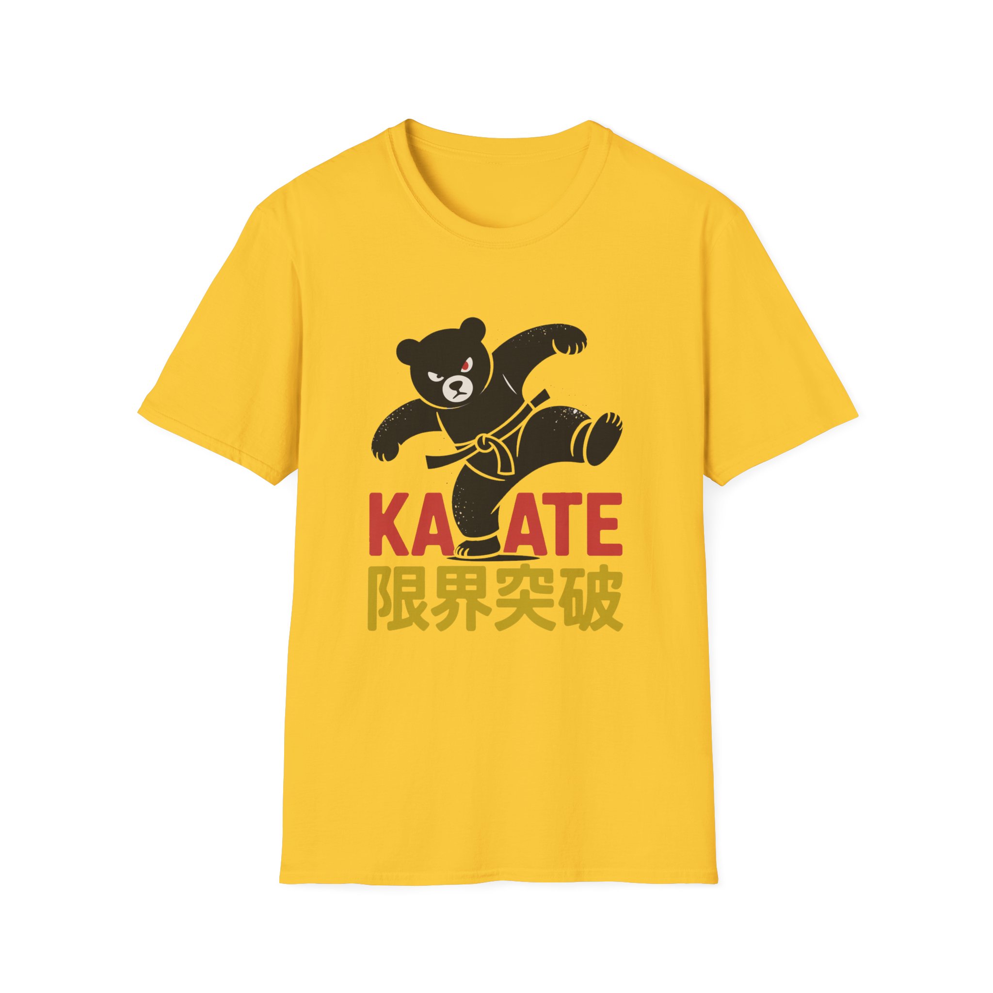 Karate Bear Unisex T-Shirt, Softstyle Tee for Animal Lovers, Birthday Gift, Martial Arts Fan Gear, Casual Wear, Fun Graphic Shirt - Image 16