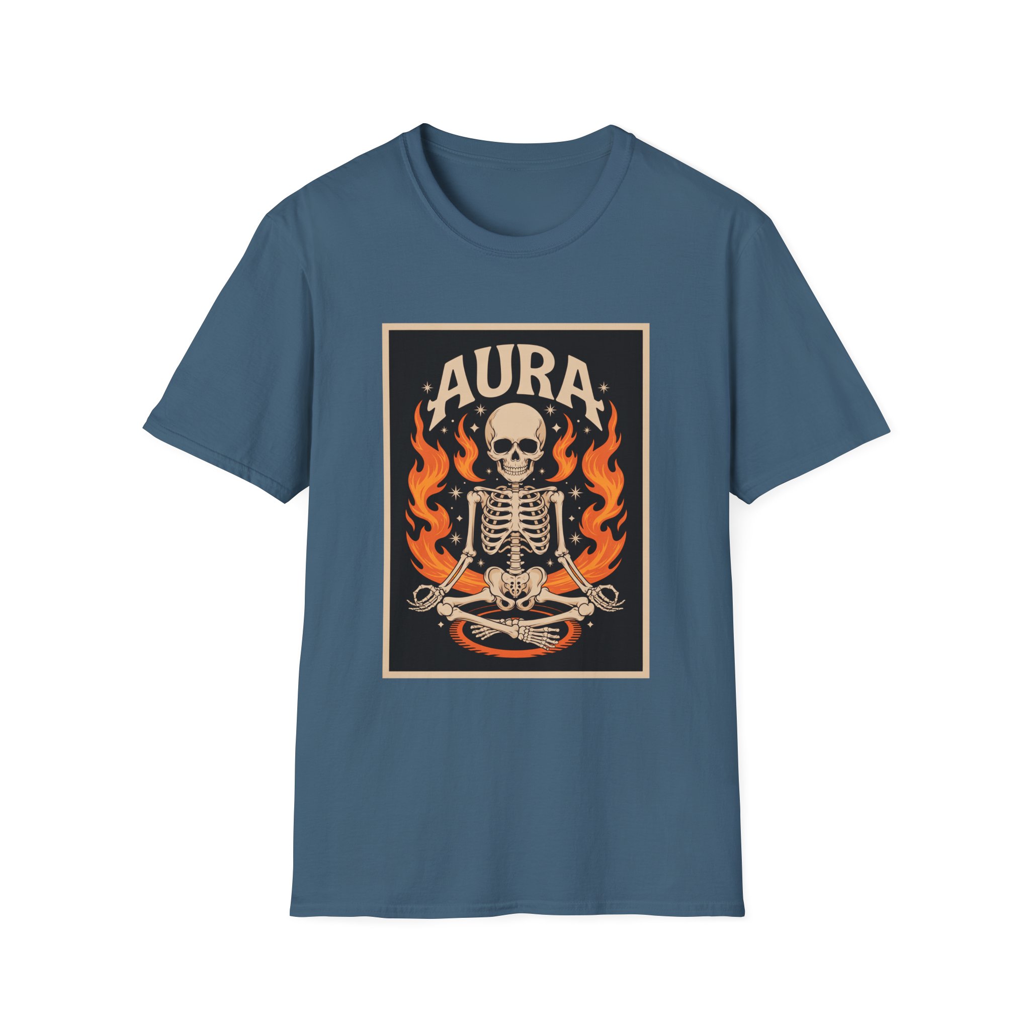 Aura Skeleton T-Shirt | Unisex Softstyle Tee | Gothic Apparel | Halloween Costume | Casual Streetwear | Unique Gift Idea - Image 37
