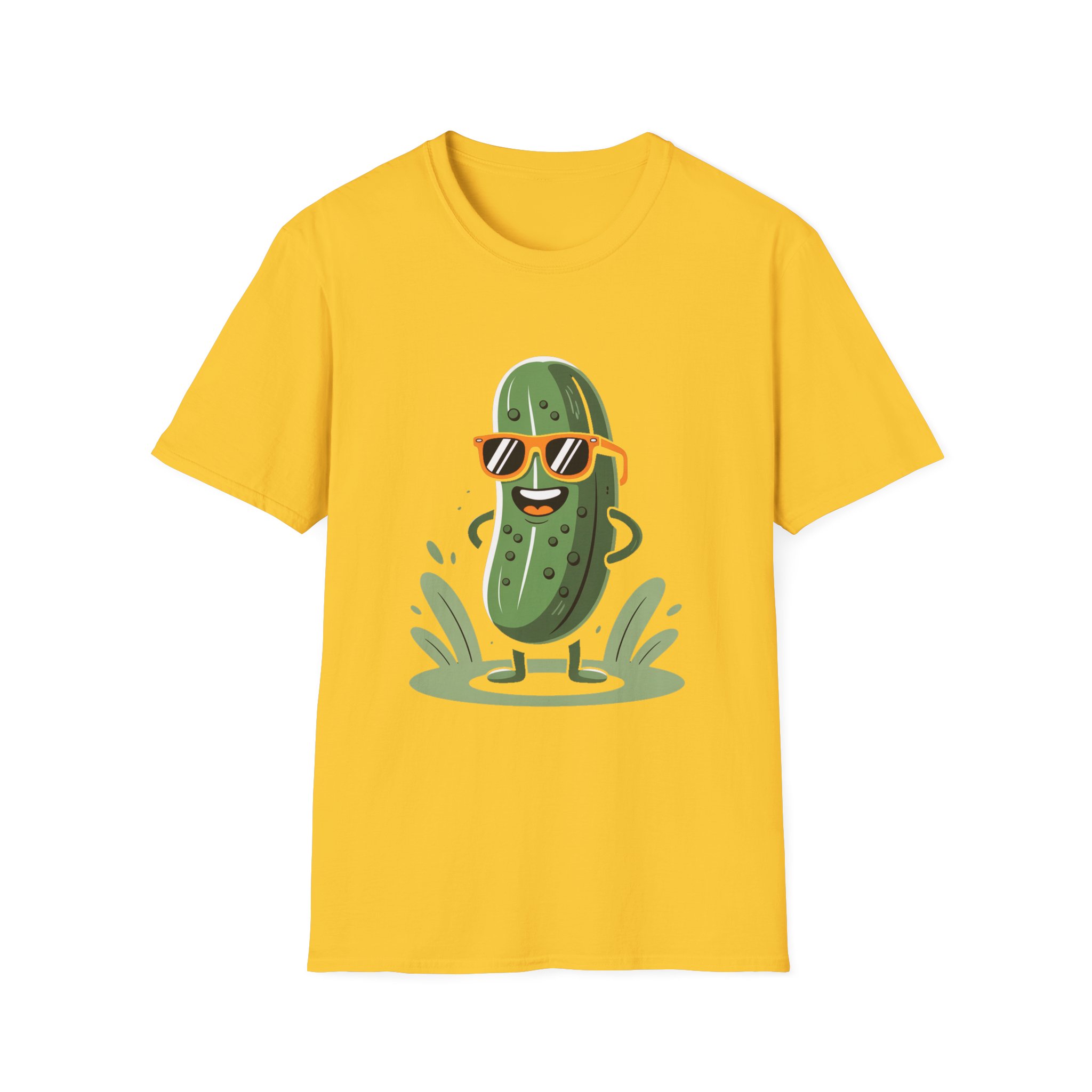 Cool Cucumber Unisex T-Shirt, Funny Tee, Summer Vibes, Gift for Friends, Casual Apparel, Cute Pickle Design - Image 16