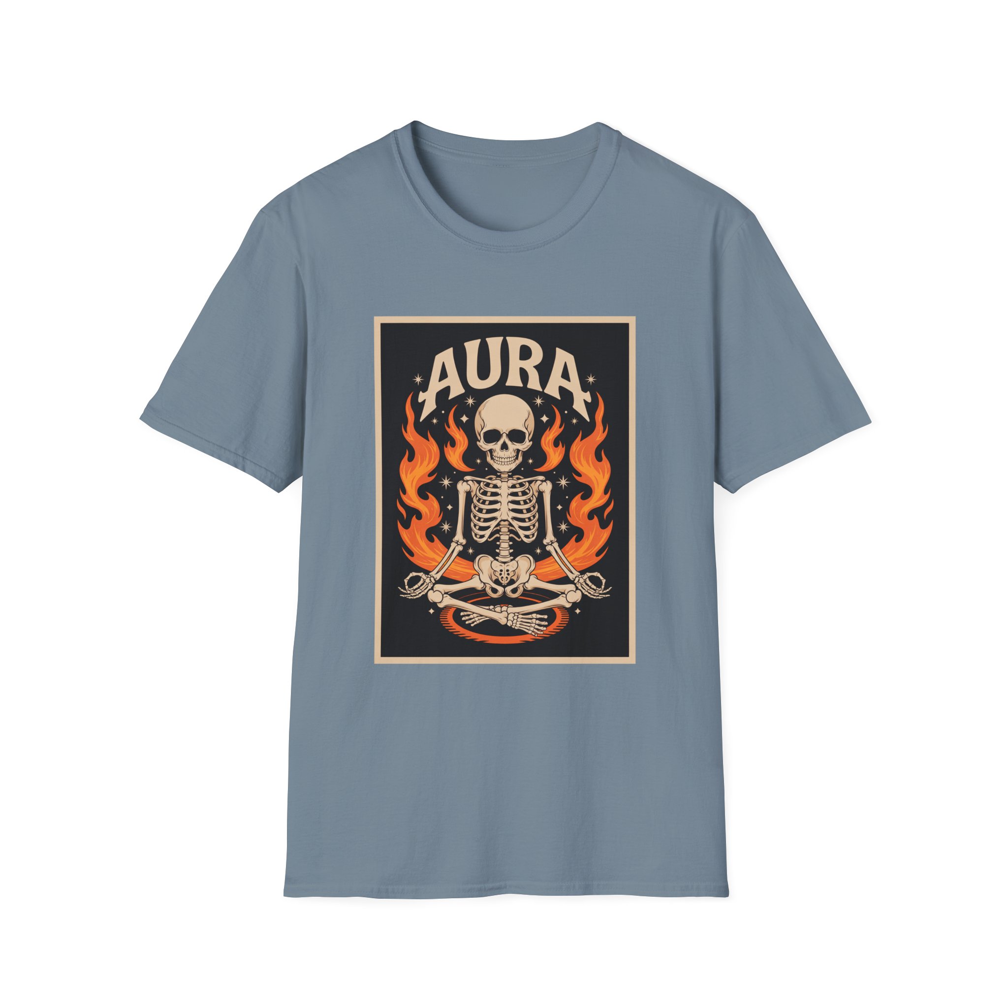 Aura Skeleton T-Shirt | Unisex Softstyle Tee | Gothic Apparel | Halloween Costume | Casual Streetwear | Unique Gift Idea - Image 34