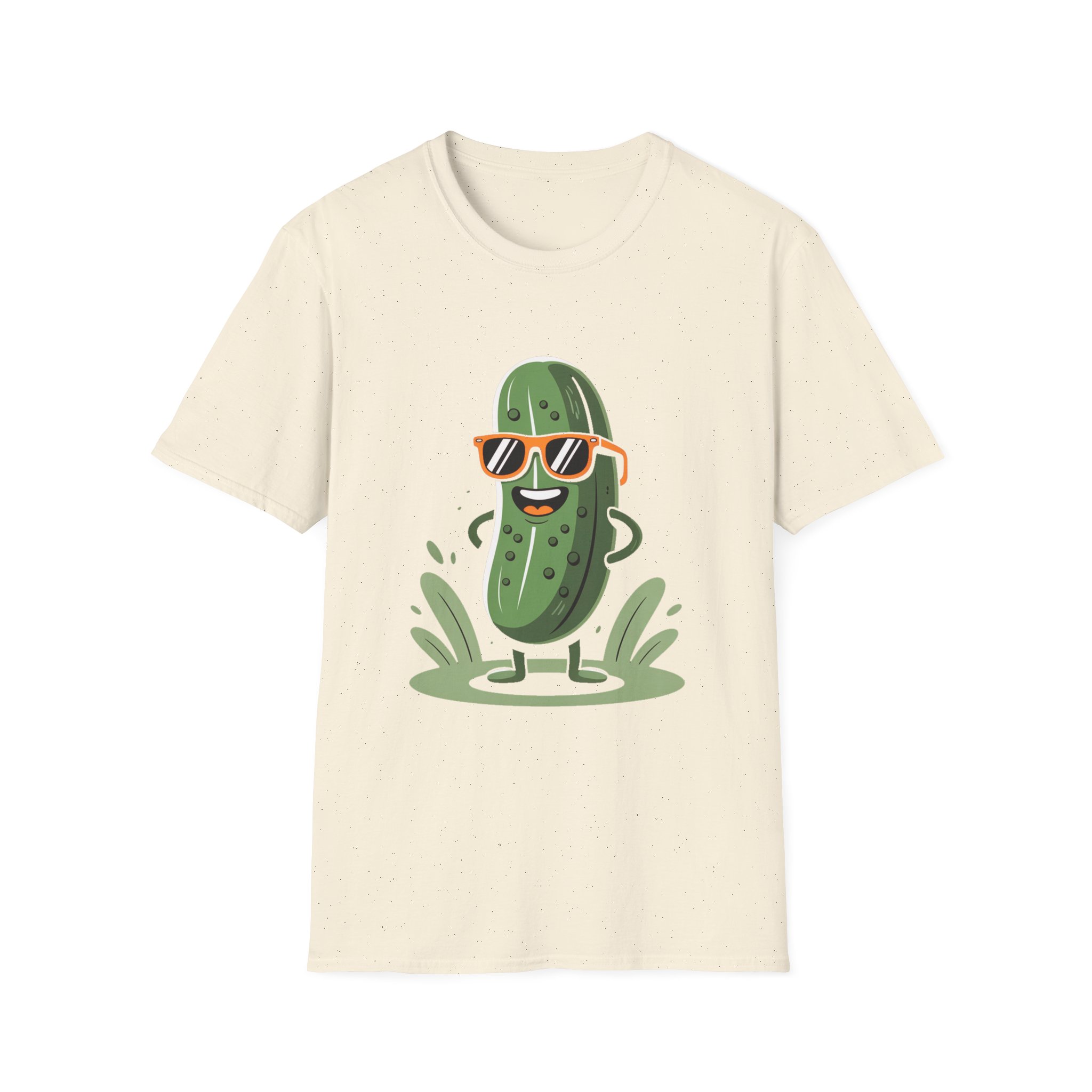Cool Cucumber Unisex T-Shirt, Funny Tee, Summer Vibes, Gift for Friends, Casual Apparel, Cute Pickle Design - Image 7