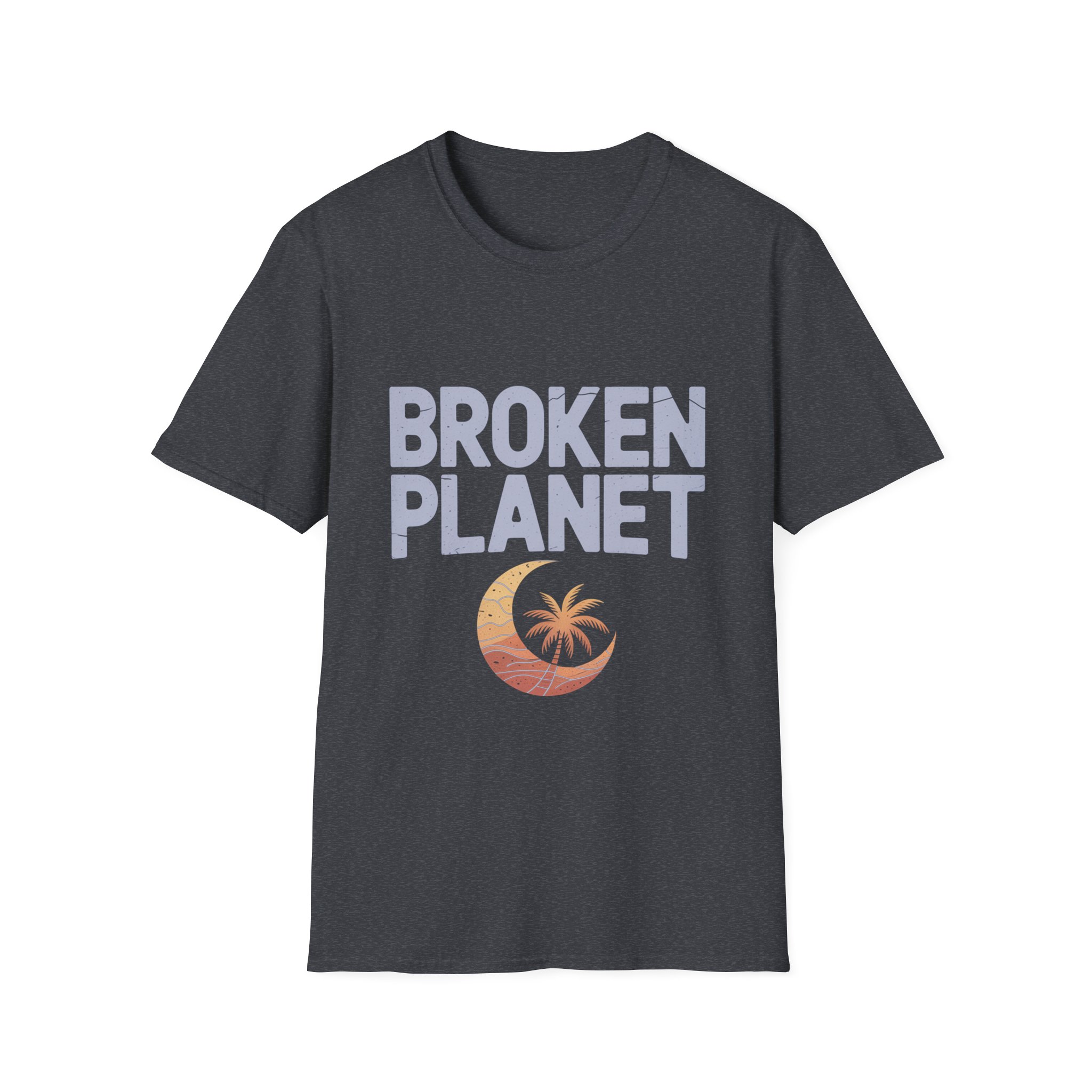 Broken Planet Unisex Softstyle T-Shirt, Eco-Friendly Tee, Casual Outfit, Gift for Earth Lovers, Summer Fashion - Image 34