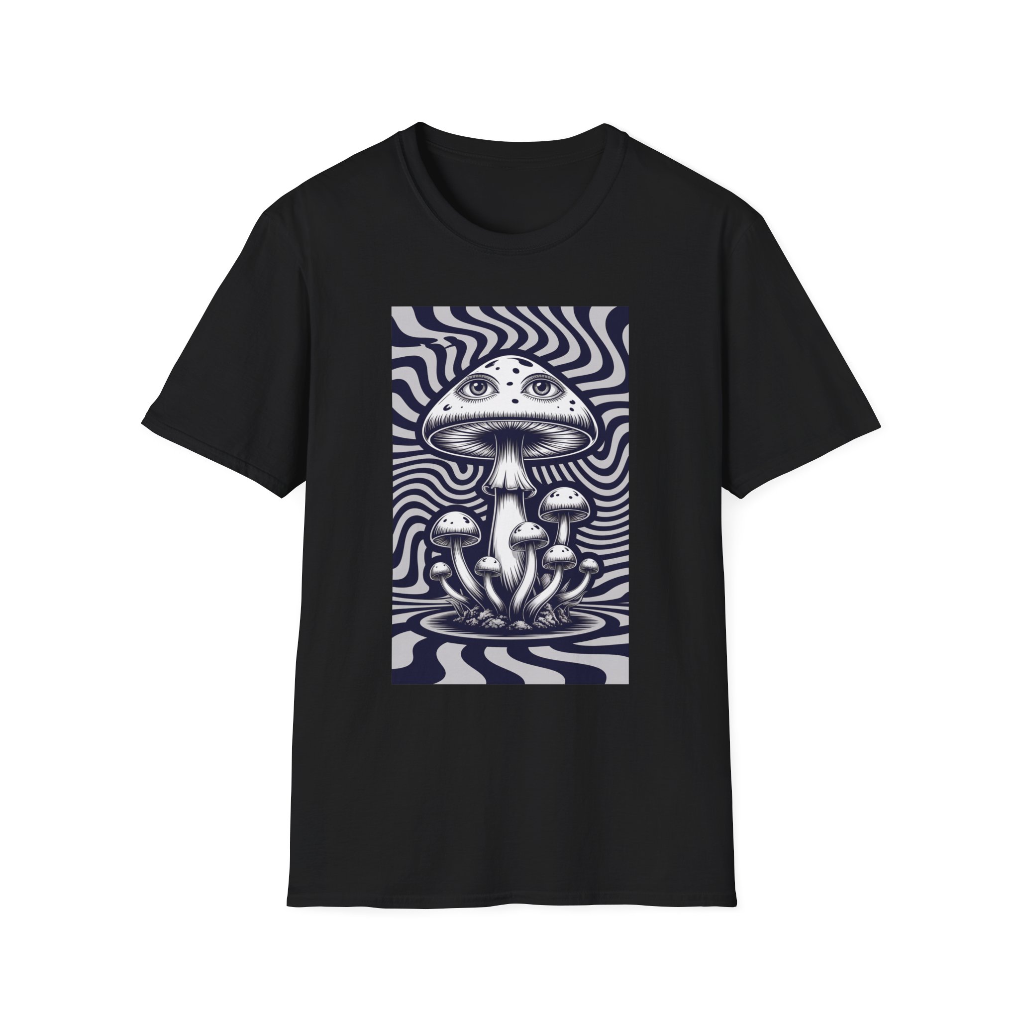 Psychedelic Mushroom Unisex T-Shirt | Trippy Graphic Tee | Festival Wear | Nature Lover Gift | Bohemian Style | Casual Everyday Top