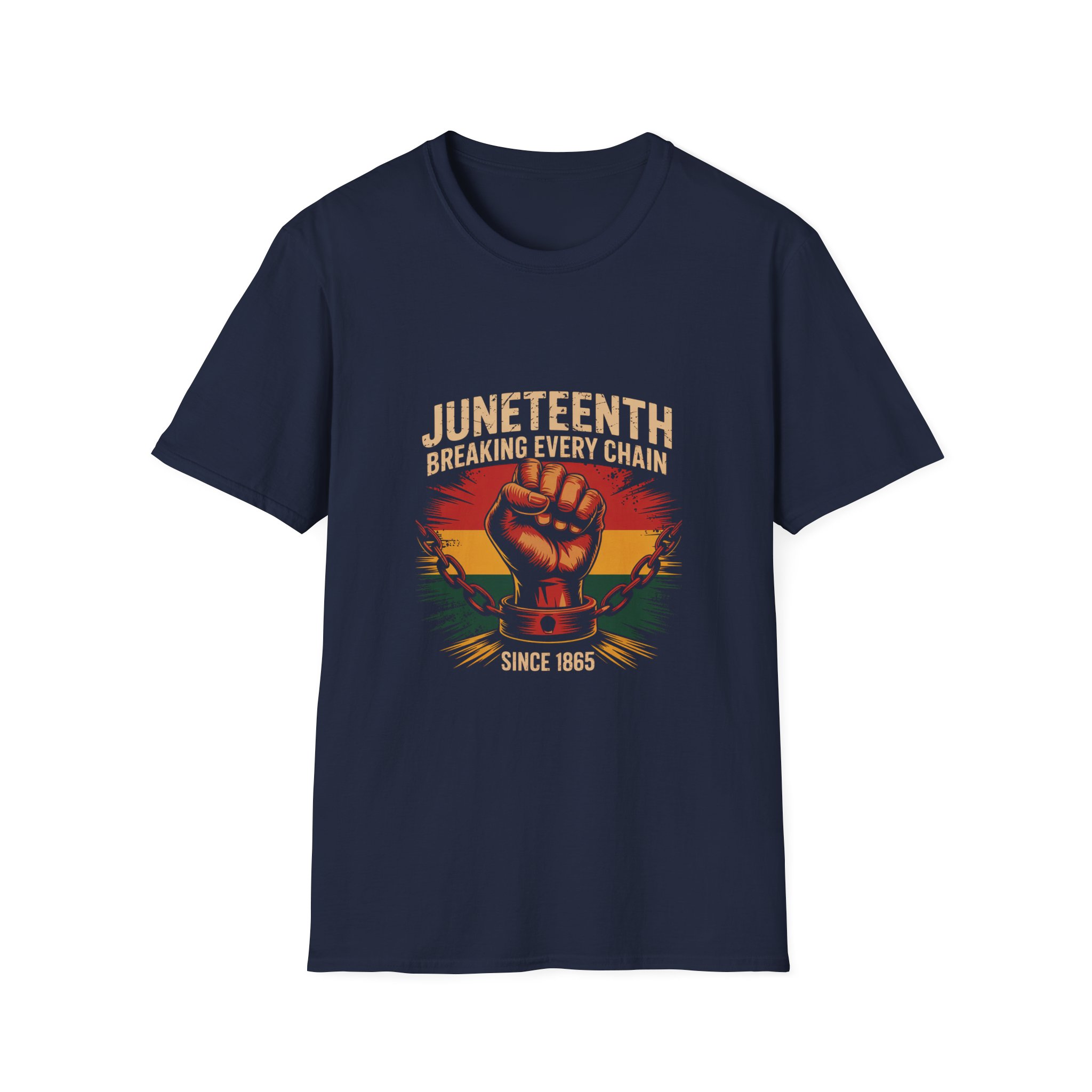 Juneteenth Celebration T-Shirt, Breaking Every Chain Tee, African American History Shirt, Juneteenth Gift, Unisex Softstyle Top - Image 31