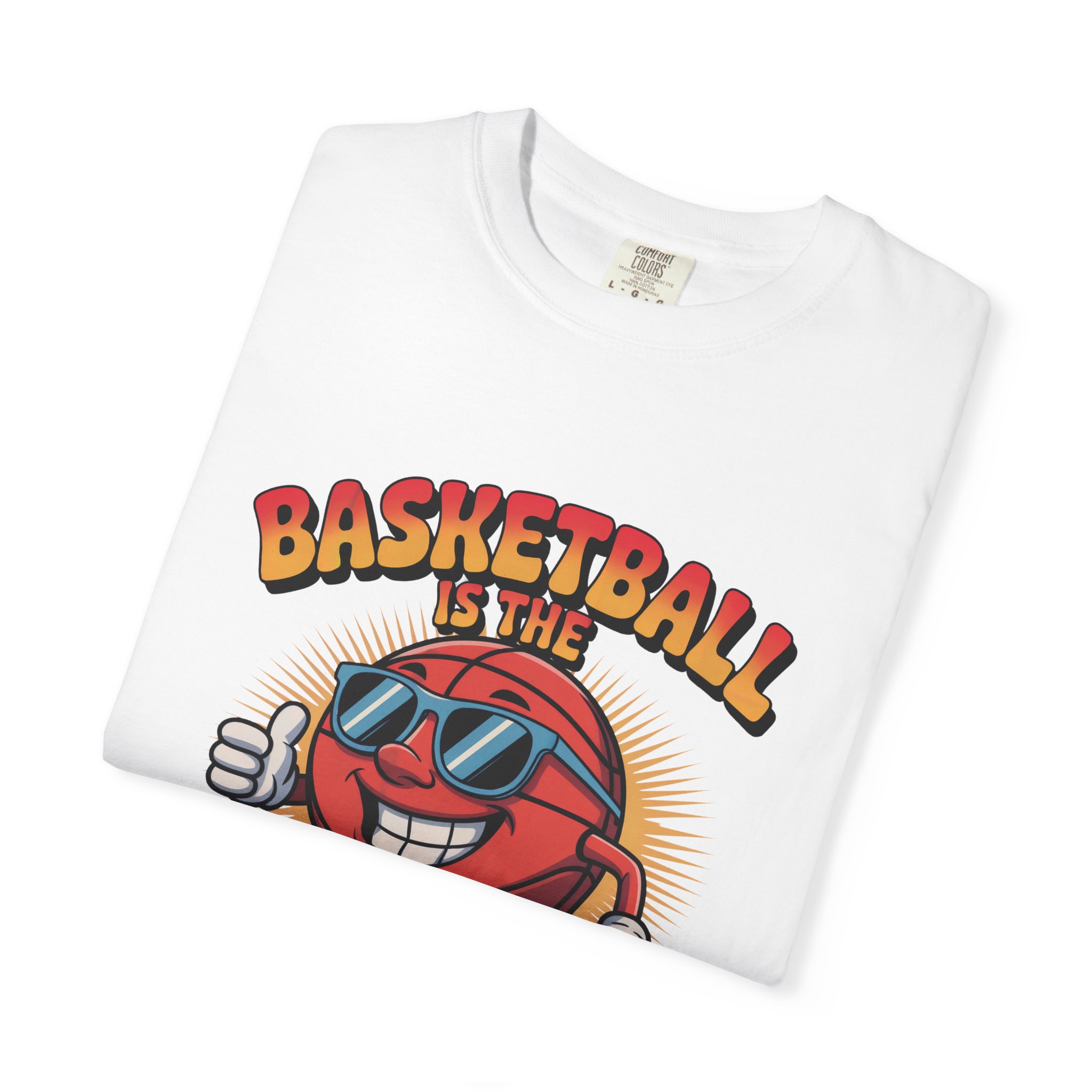 Basketball Happiness T-Shirt, Unisex Tee, Gift for Sports Lovers, Fun Casual Wear, Birthday Gift, Sports Fan Apparel - Image 7