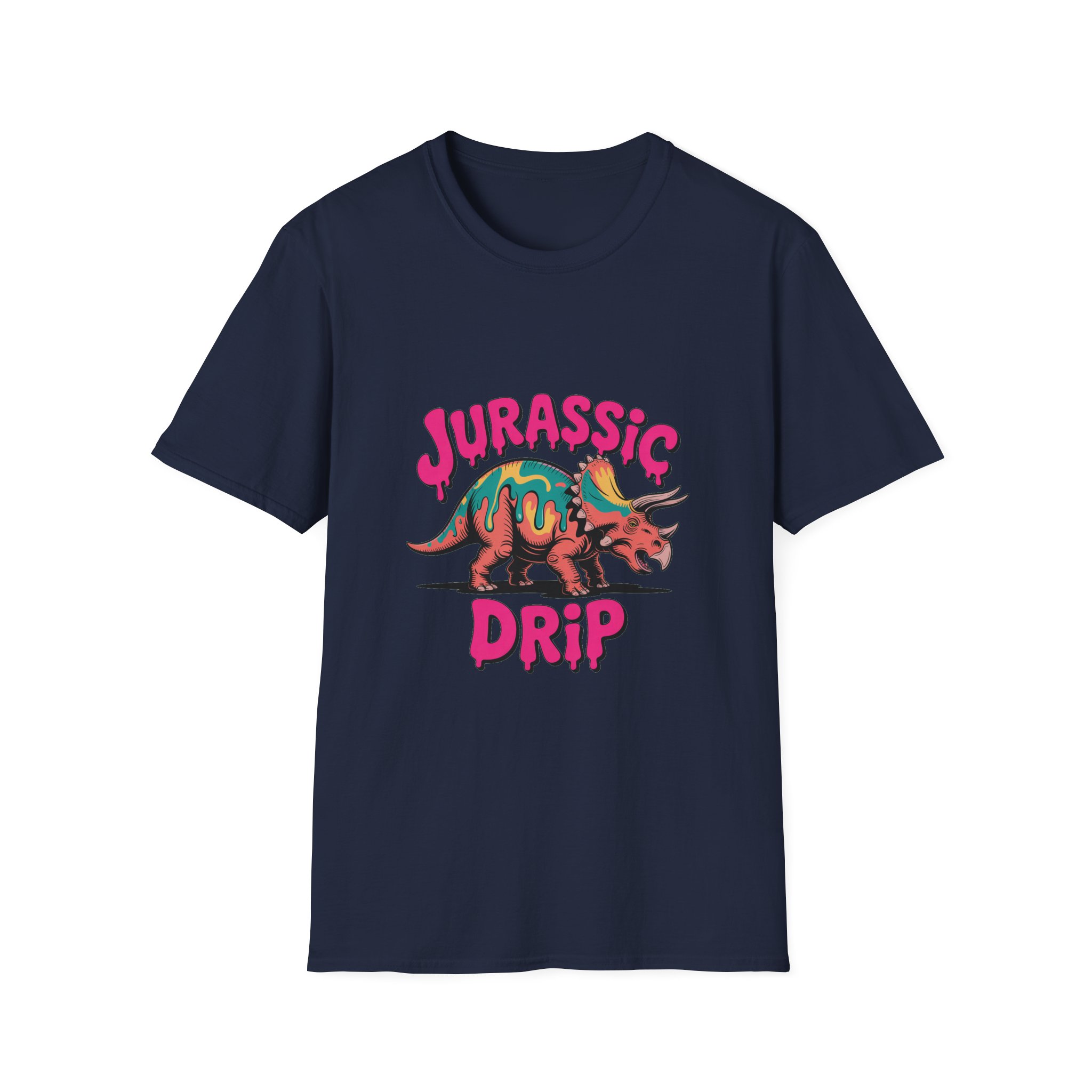 Jurassic Drip Unisex Softstyle T-Shirt - Fun Dino Tee for Kids & Adults, Graphic Tee, Gift for Jurassic Fans, Summer Fashion - Image 23