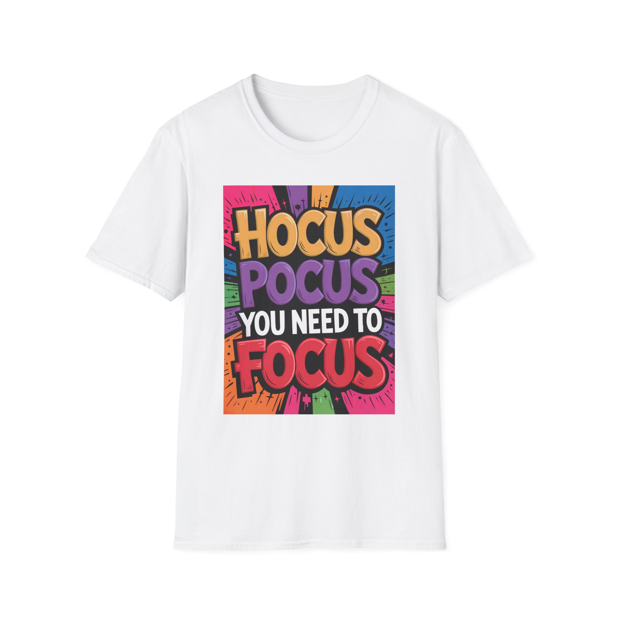 Halloween Themed T-Shirt, Fun Quote Tee, Hocus Pocus Shirt, Casual Wear, Unisex Gift, Spooky Season Apparel - Image 4