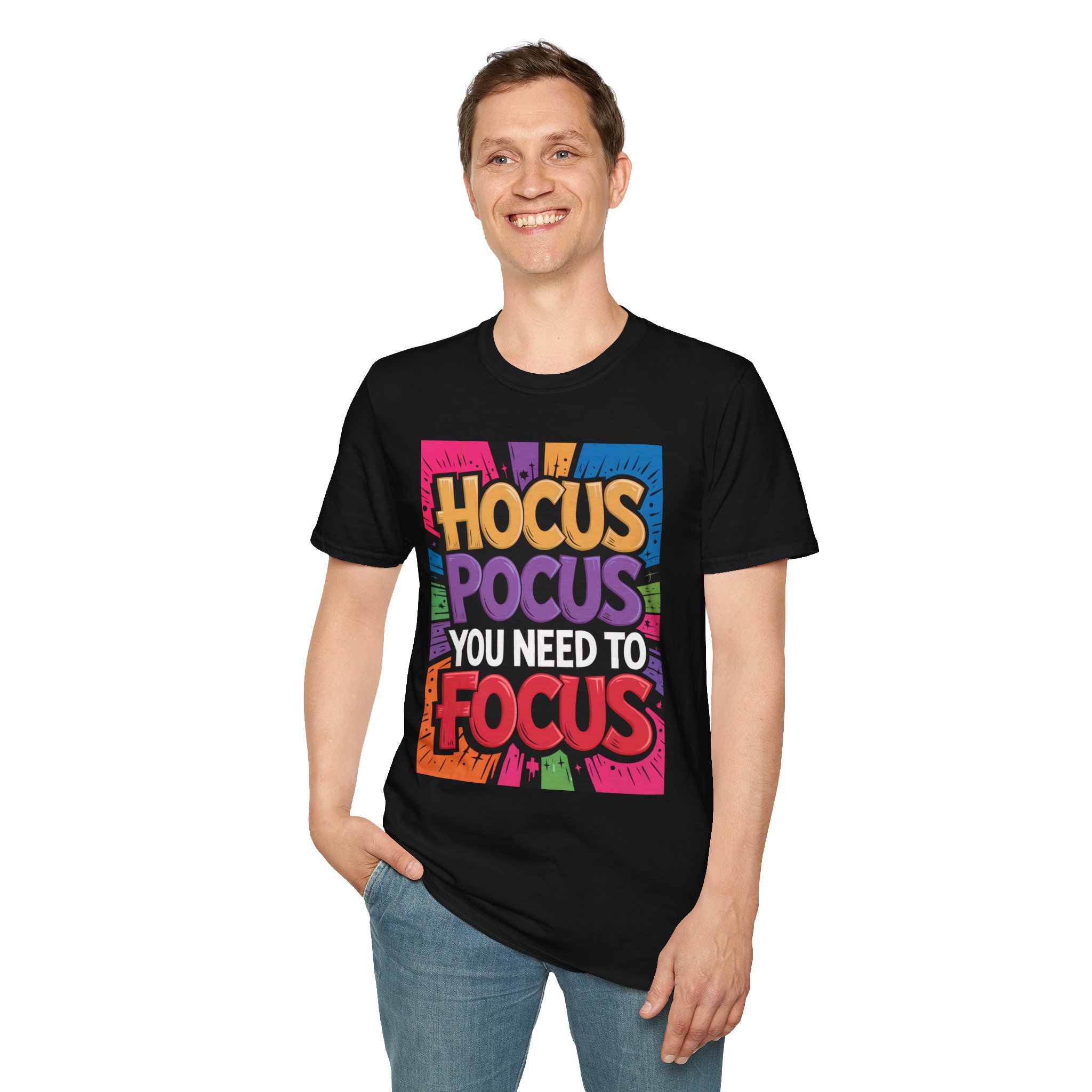 Halloween Themed T-Shirt, Fun Quote Tee, Hocus Pocus Shirt, Casual Wear, Unisex Gift, Spooky Season Apparel - Image 9