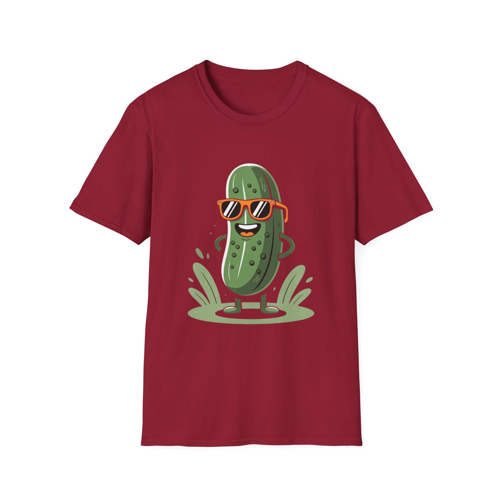 Cool Cucumber Unisex T-Shirt, Funny Tee, Summer Vibes, Gift for Friends, Casual Apparel, Cute Pickle Design - Image 43