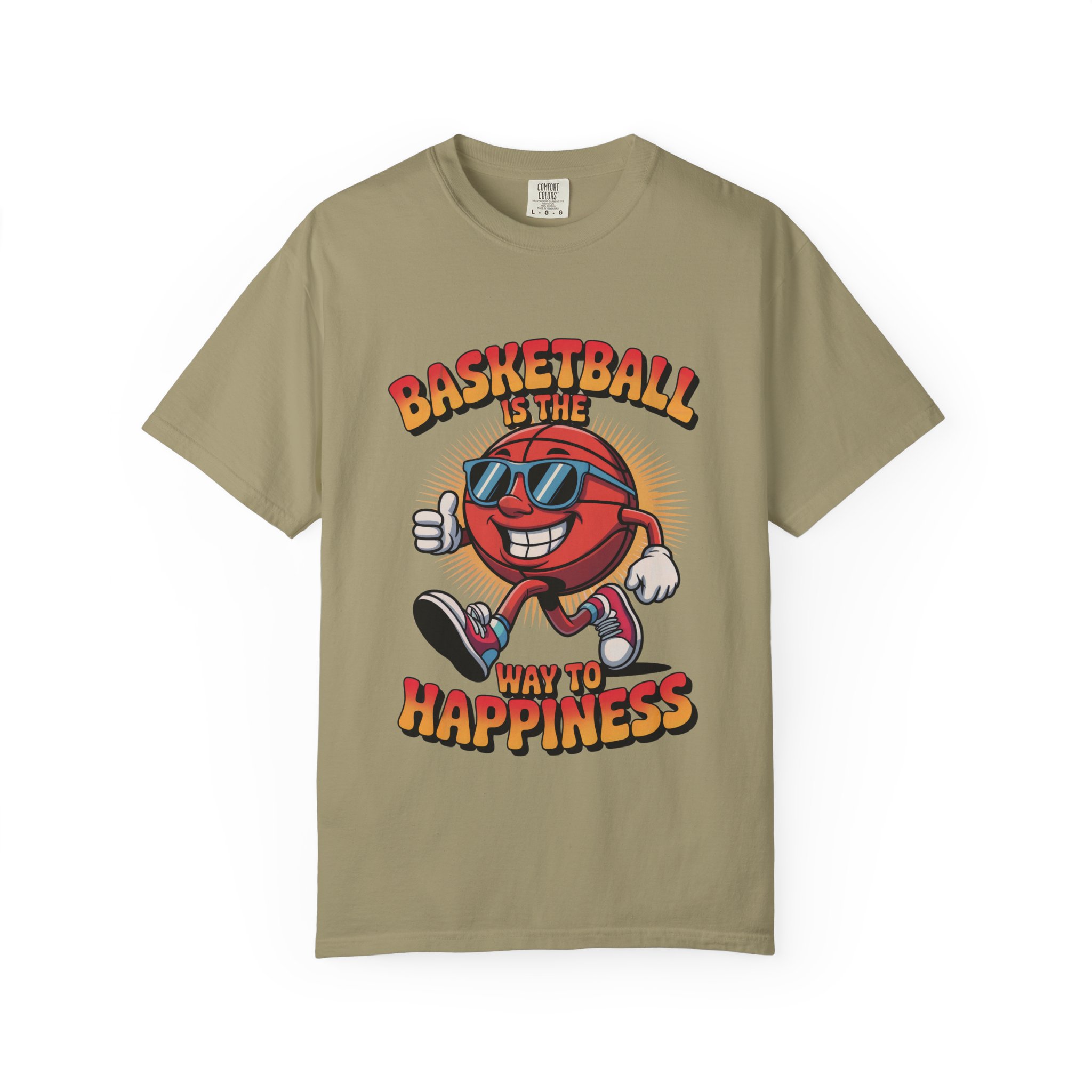 Basketball Happiness T-Shirt, Unisex Tee, Gift for Sports Lovers, Fun Casual Wear, Birthday Gift, Sports Fan Apparel - Image 17