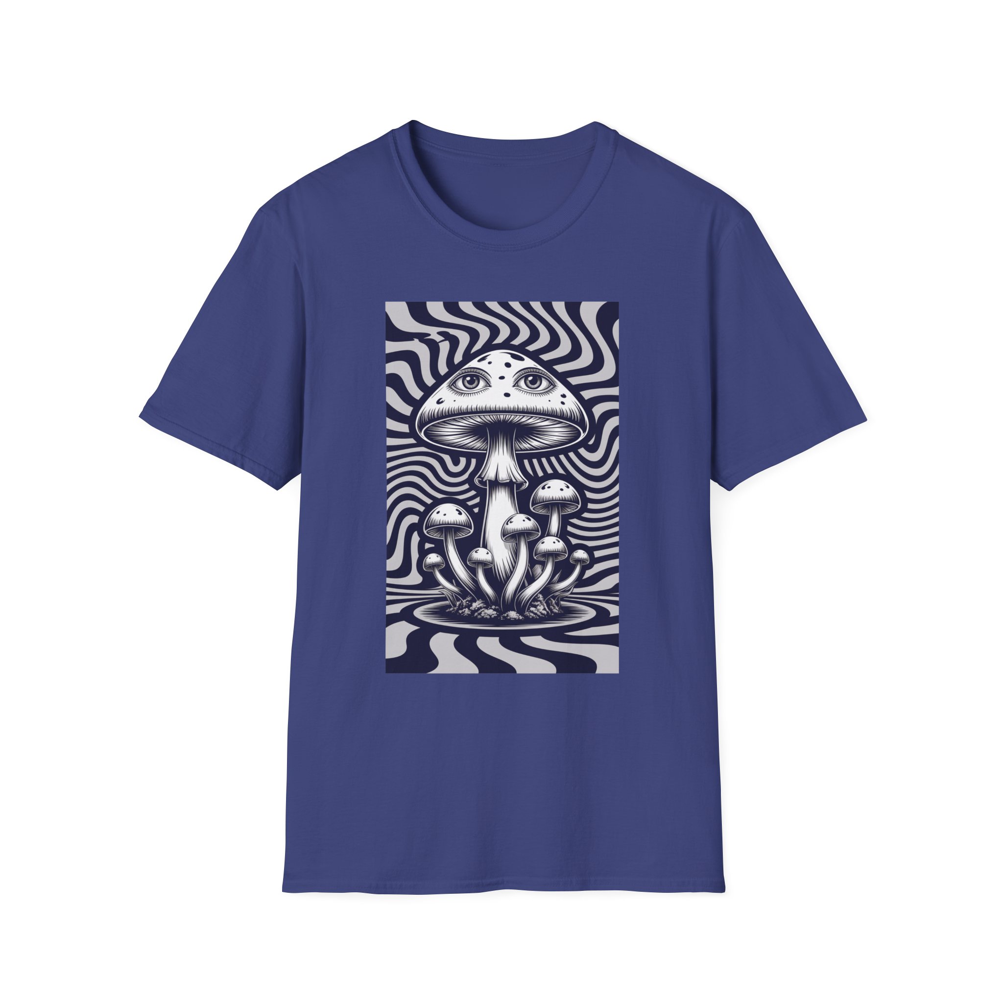 Psychedelic Mushroom Unisex T-Shirt | Trippy Graphic Tee | Festival Wear | Nature Lover Gift | Bohemian Style | Casual Everyday Top - Image 22