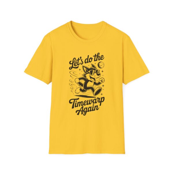 Timewarp Again Unisex T-Shirt, Retro Graphic Tee, Fun Party Shirt, Gift for Movie Lovers, Ideal for Celebrations