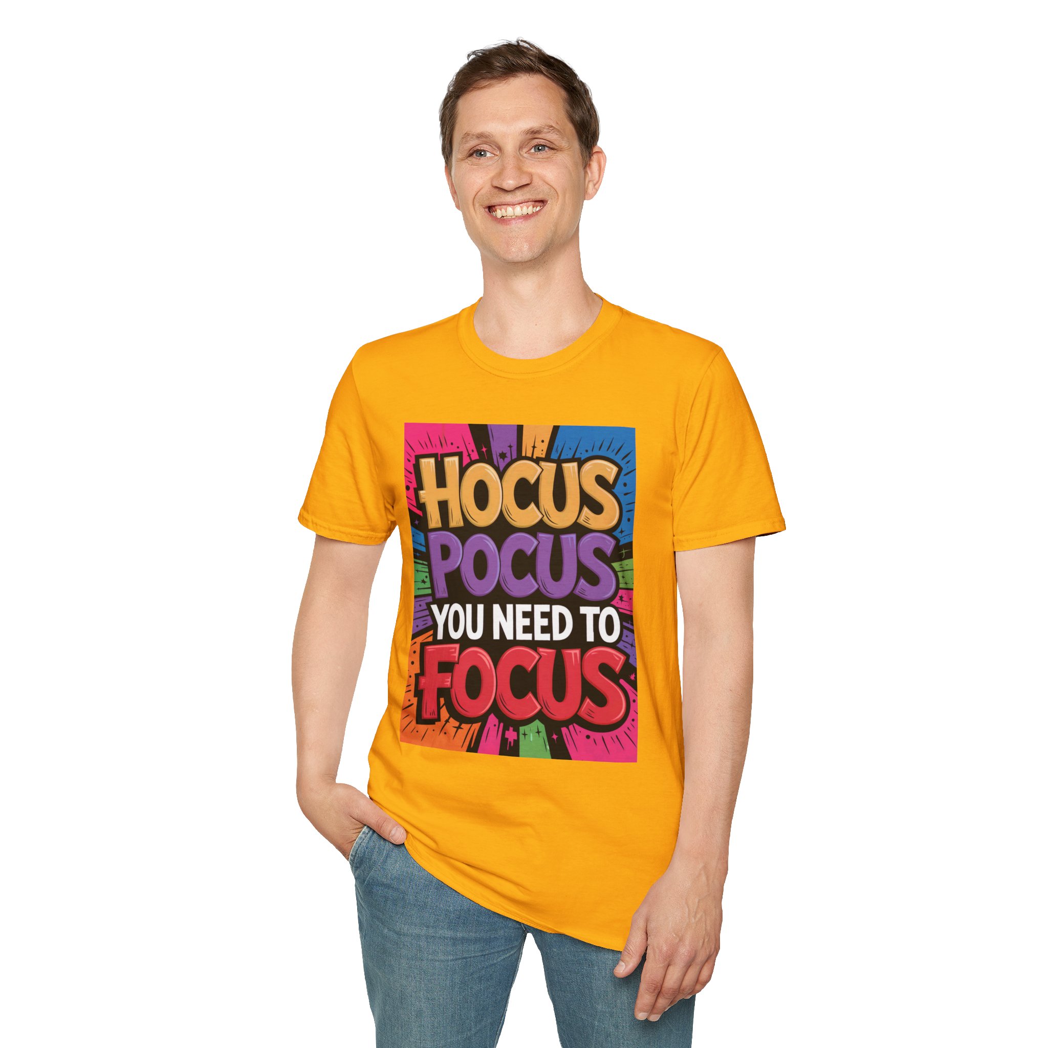 Halloween Themed T-Shirt, Fun Quote Tee, Hocus Pocus Shirt, Casual Wear, Unisex Gift, Spooky Season Apparel - Image 12