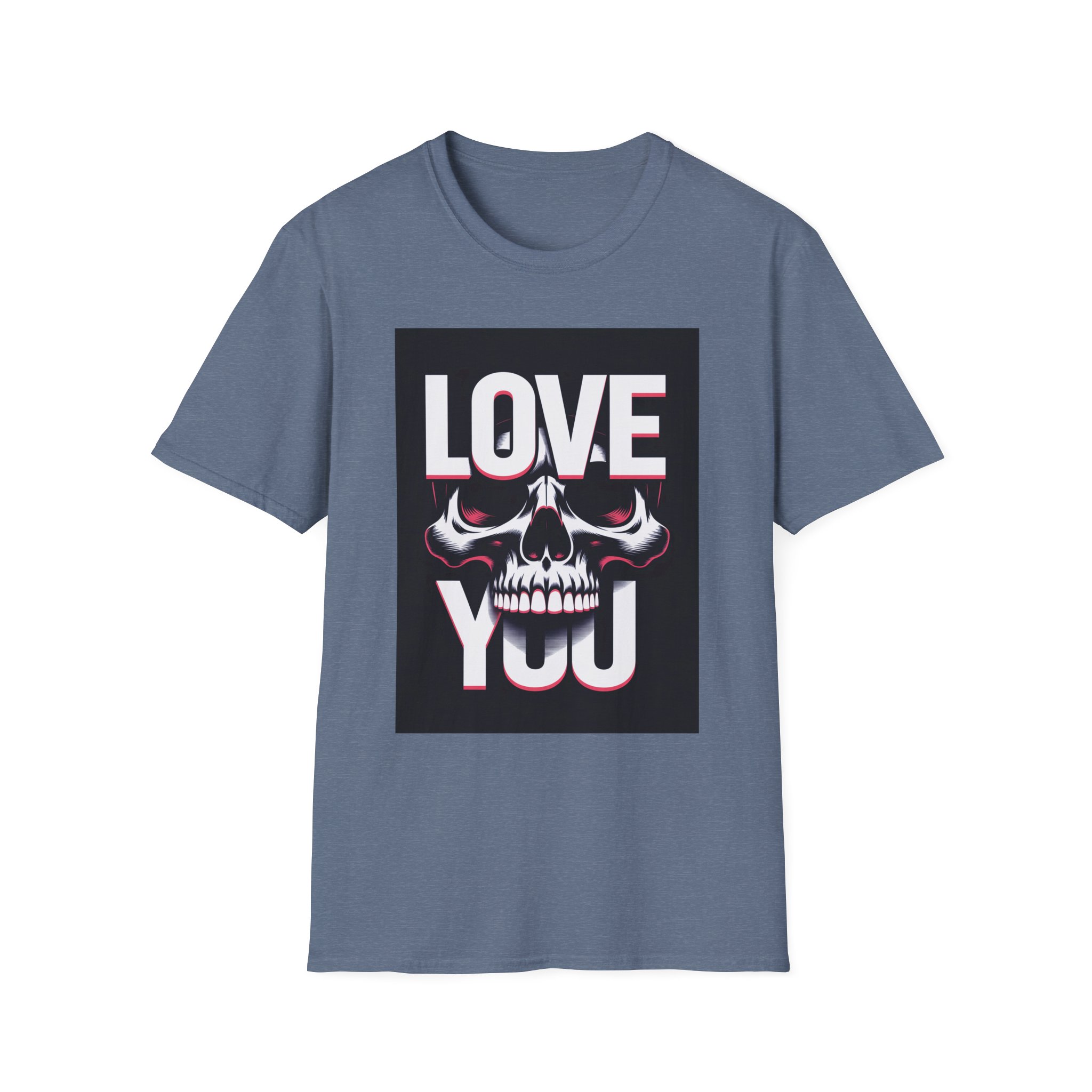 Skull Love Graphic Tee, Unisex Skull T-Shirt, Casual Wear, Gothic Fashion, Unique Gift for Him/Her - Image 61