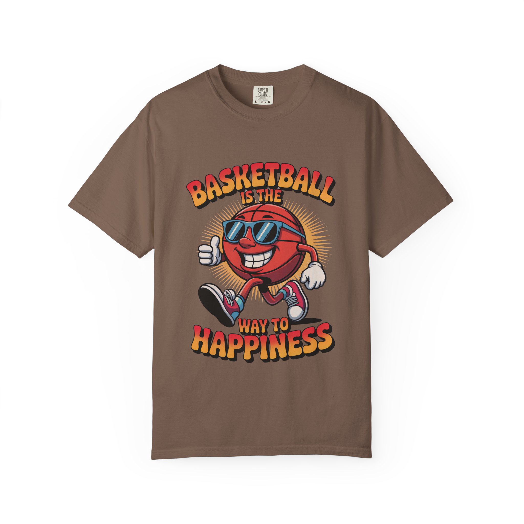 Basketball Happiness T-Shirt, Unisex Tee, Gift for Sports Lovers, Fun Casual Wear, Birthday Gift, Sports Fan Apparel - Image 21