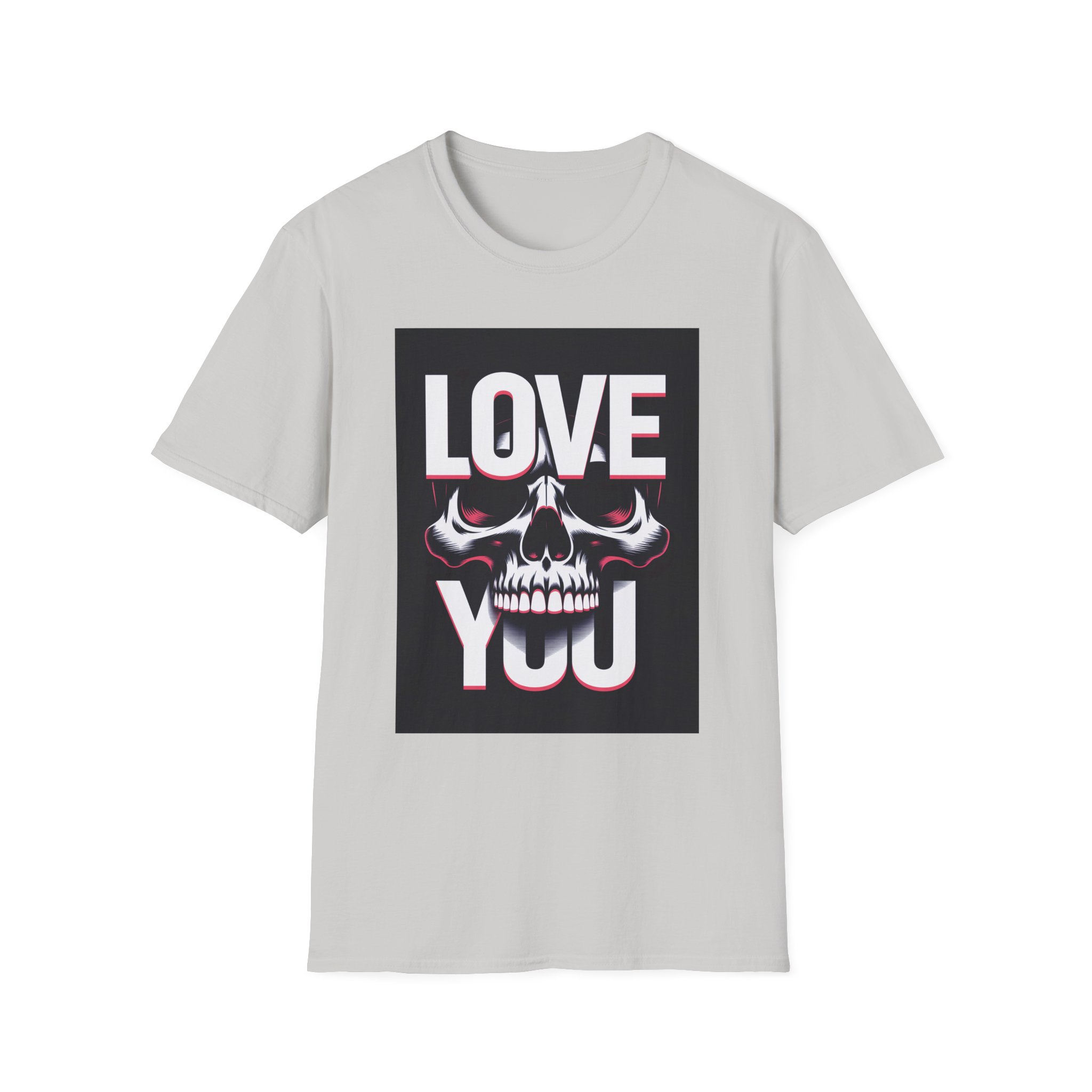 Skull Love Graphic Tee, Unisex Skull T-Shirt, Casual Wear, Gothic Fashion, Unique Gift for Him/Her - Image 11