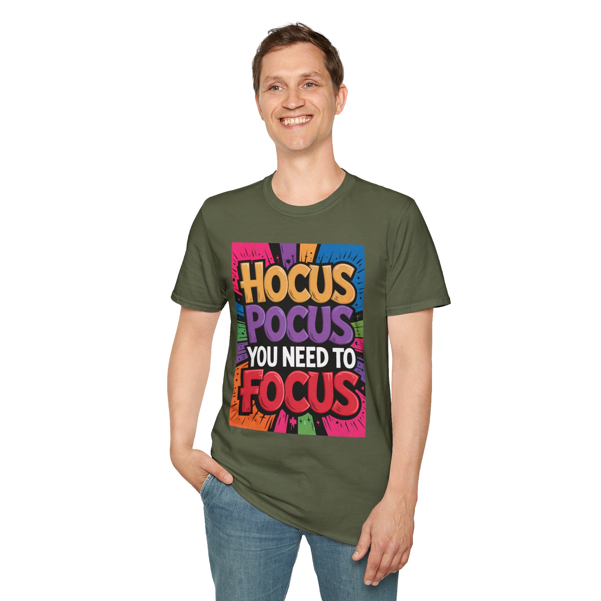 Halloween Themed T-Shirt, Fun Quote Tee, Hocus Pocus Shirt, Casual Wear, Unisex Gift, Spooky Season Apparel - Image 21