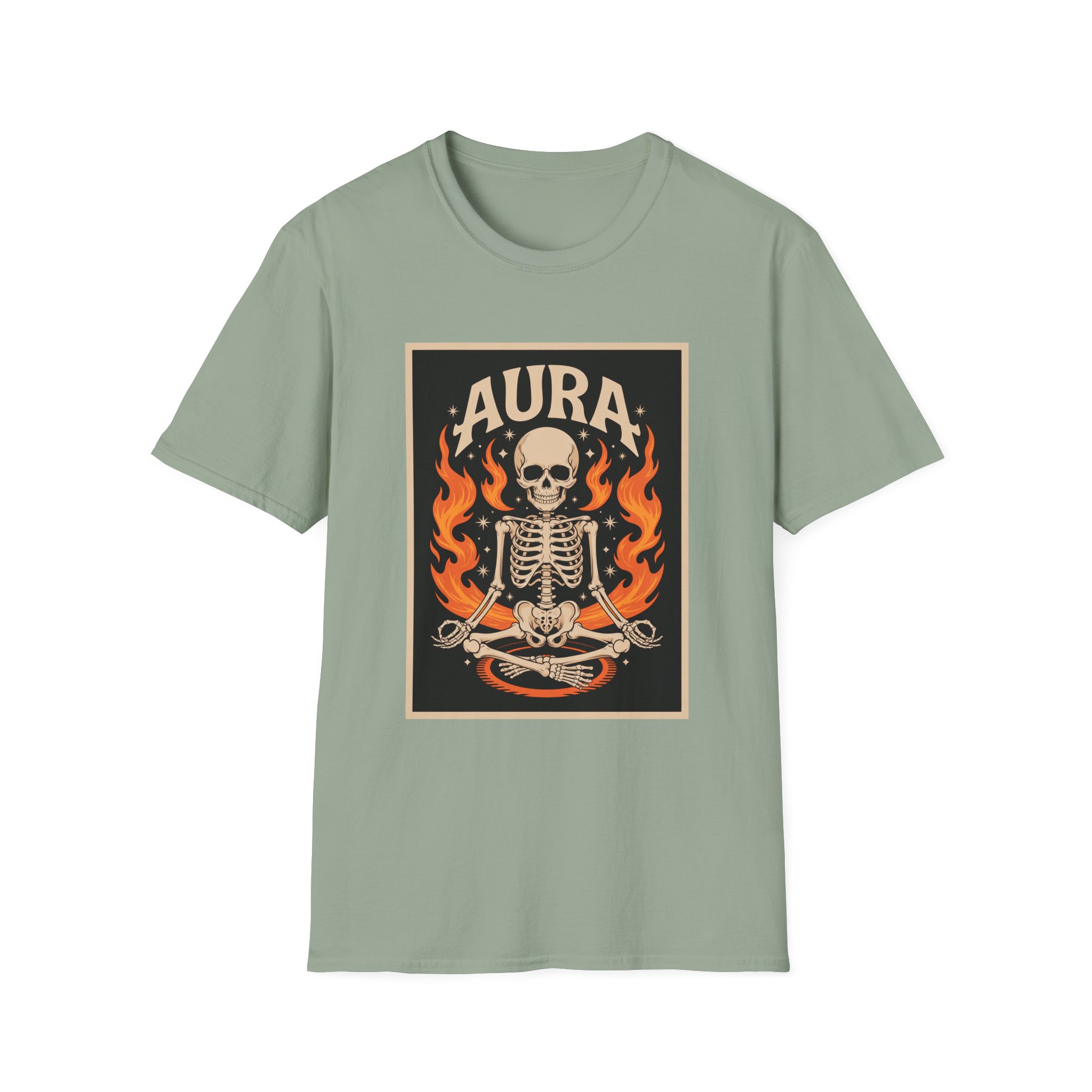 Aura Skeleton T-Shirt | Unisex Softstyle Tee | Gothic Apparel | Halloween Costume | Casual Streetwear | Unique Gift Idea - Image 22