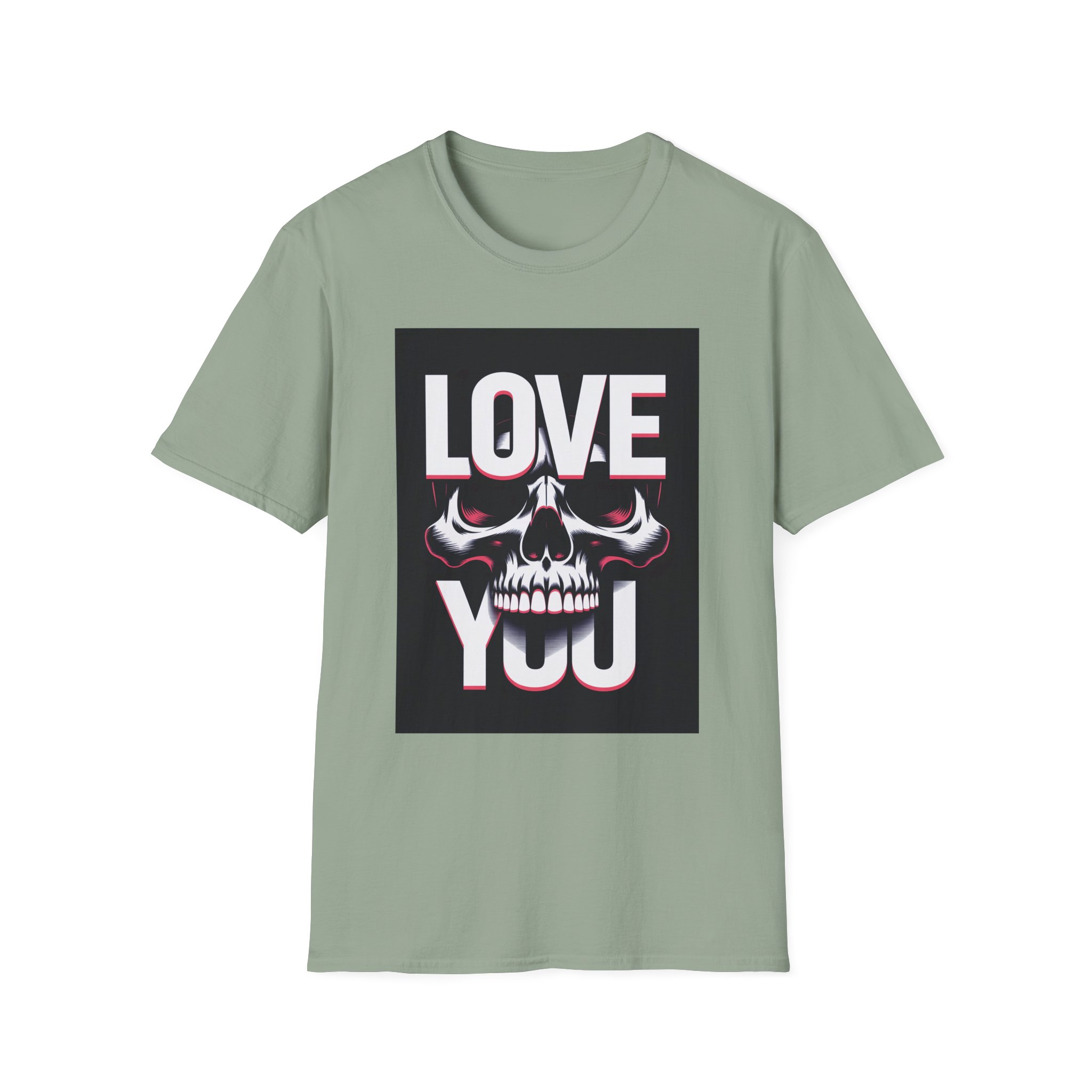 Skull Love Graphic Tee, Unisex Skull T-Shirt, Casual Wear, Gothic Fashion, Unique Gift for Him/Her - Image 36